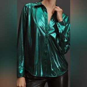 Anthropologie The Gillian Liquid Top